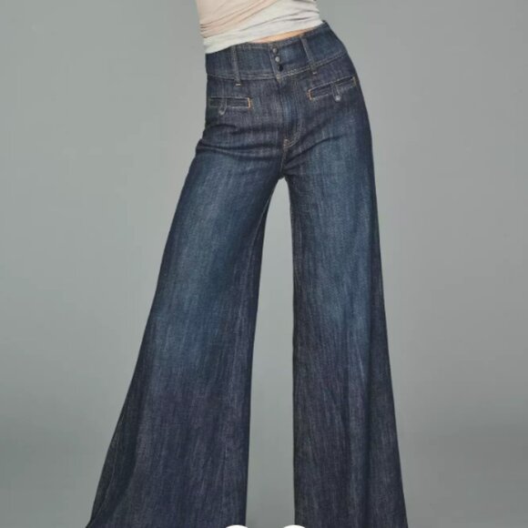 Pilcro High-Rise Wide-Leg Trouser Jeans - Picture 4 of 7